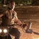 Illustration for article titled Heres a Photo of the Rock Wielding a Flamethrower While Riding a Motorcycle on the iJumanji /iSet
